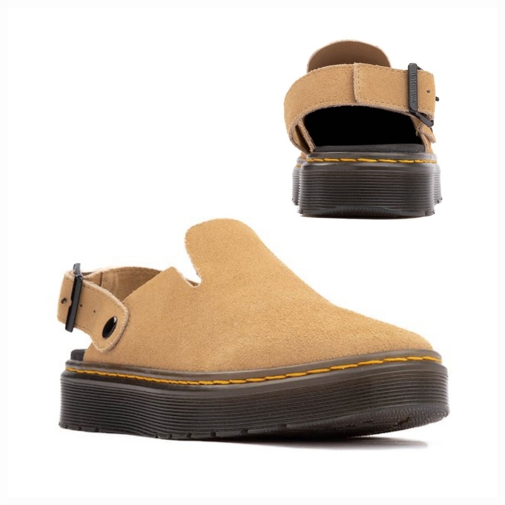 Dr Martens CARLSON suede casual Slingback mules - Picture 2 of 11